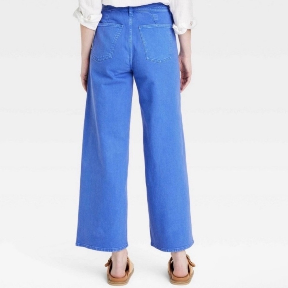 Universal Thread Bright Blue Flare Jeans - Picture 2 of 5